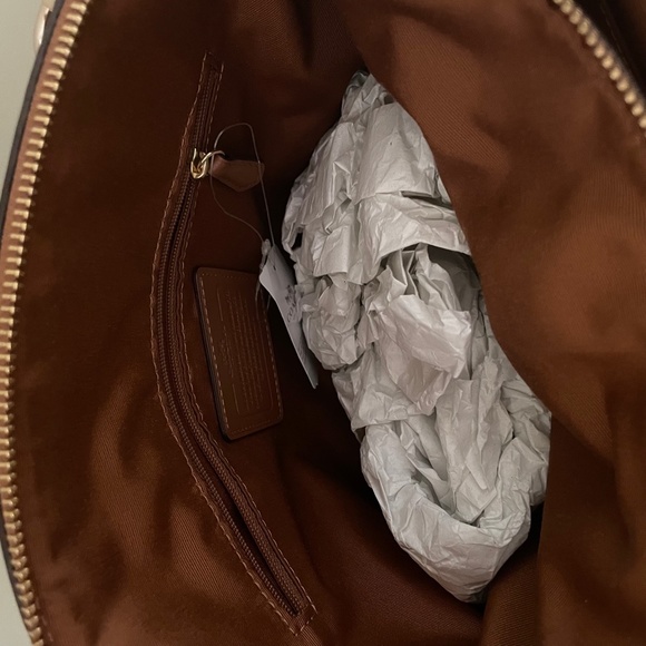 COACH Cognac Shoulder Bag - Picture 6 of 7